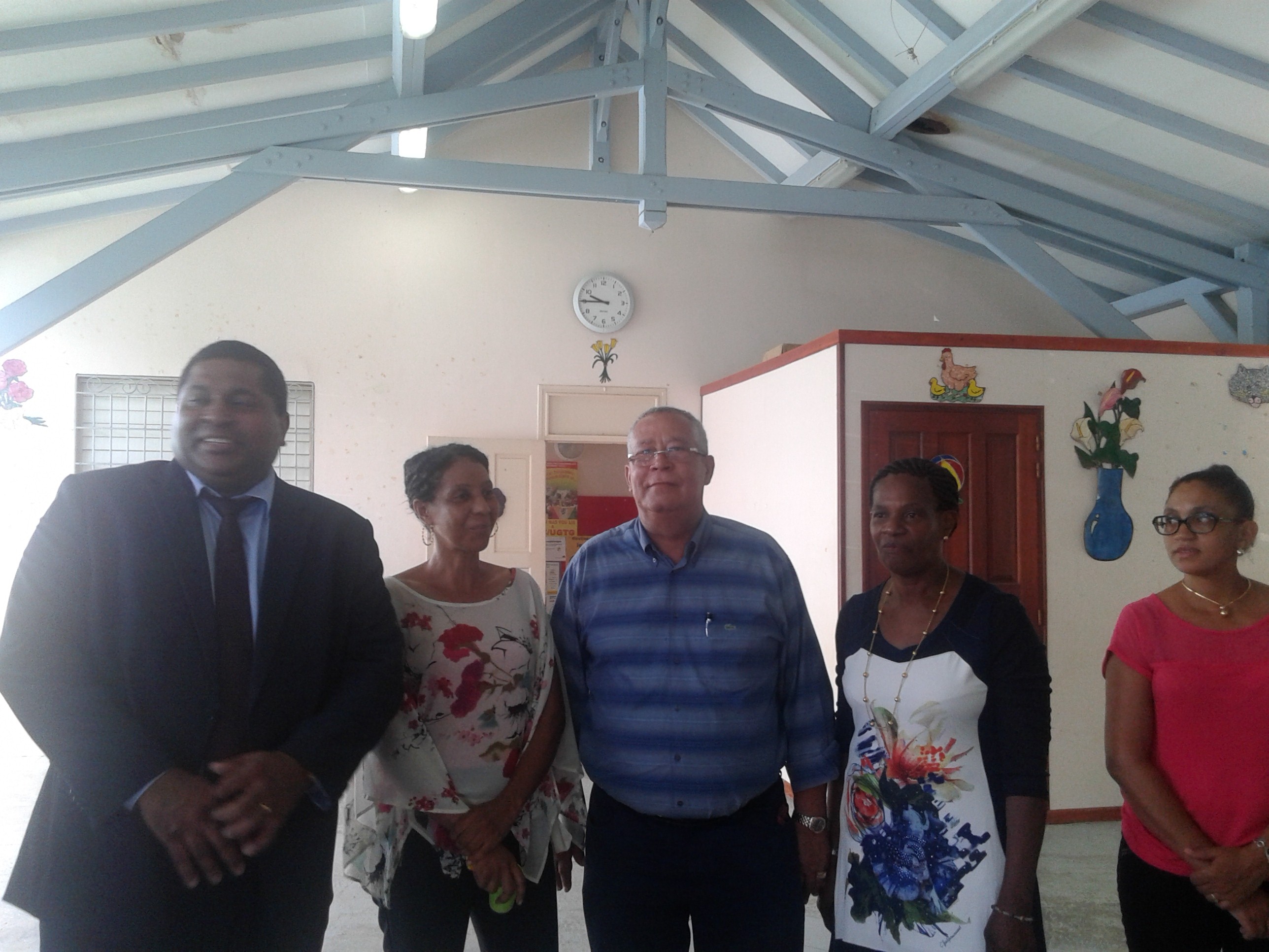 visite du recteur visite du recteur de l'académie de guadeloupe à Pointe-Noire